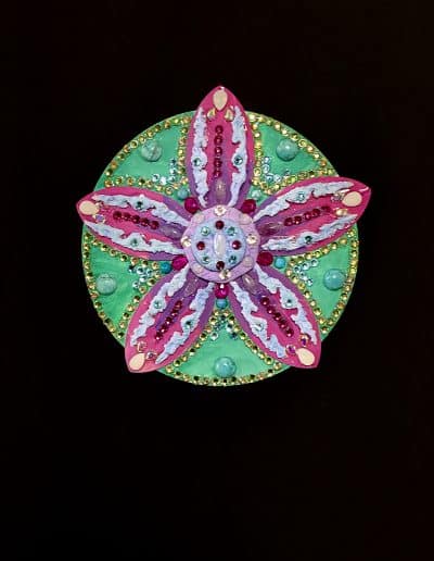 A flower sculpture