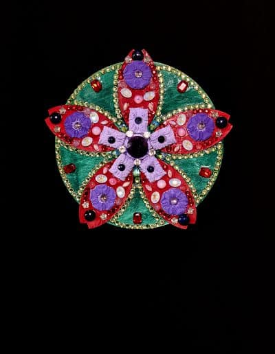 A flower sculpture