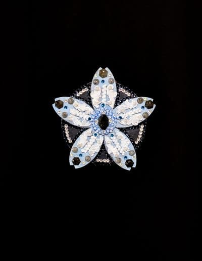 A flower sculpture