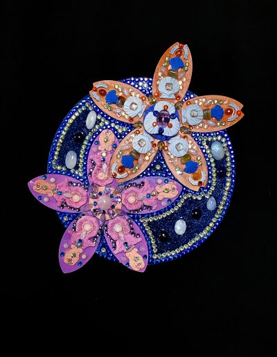A flower sculpture