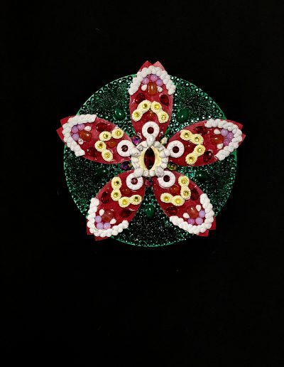 A flower sculpture