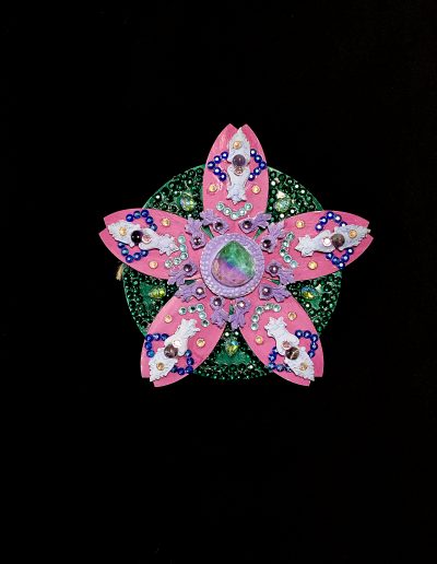 A flower sculpture